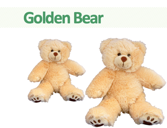 Picture of Golden Bear Stuffed Animal